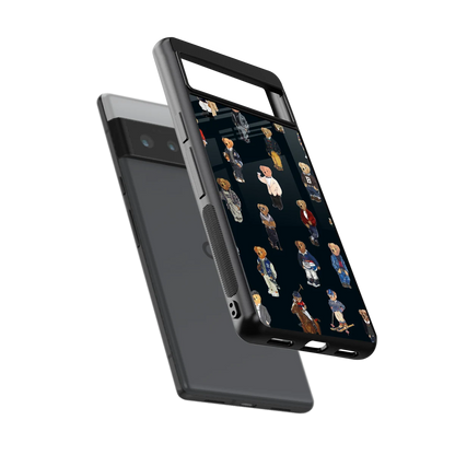 Polo Luxe sleek google pixel 6 pro cover with tempered glass back and TPU edges