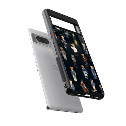 Polo Luxe sleek google pixel 7 pro cover with tempered glass back and TPU edges