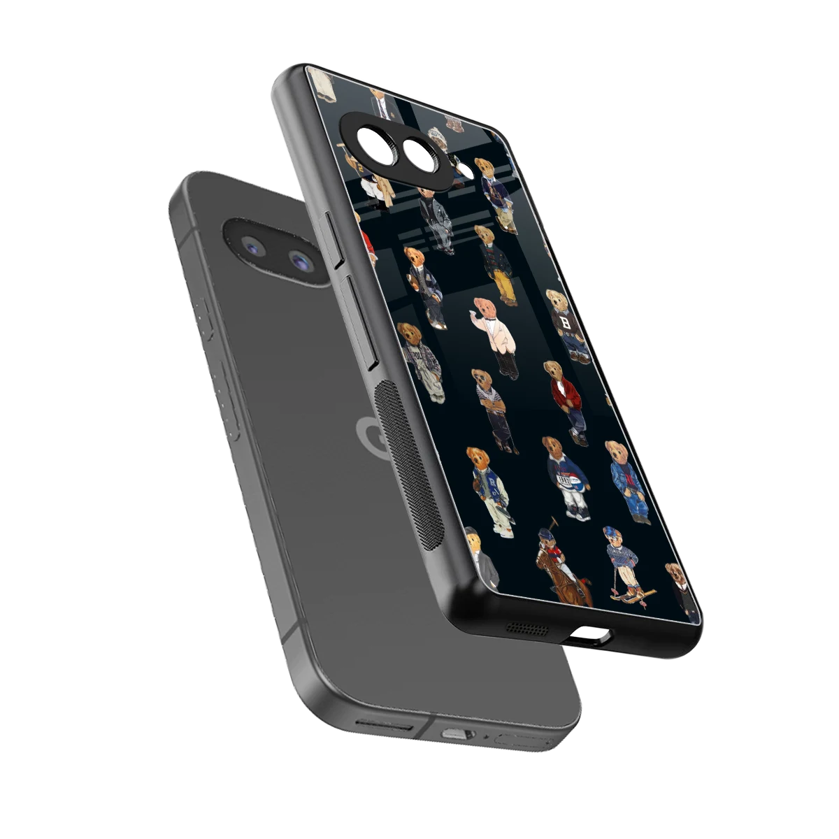 Polo Luxe sleek google pixel 10a cover with tempered glass back and TPU edges