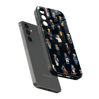 Polo Luxe sleek samsung galaxy a55 5g cover with tempered glass back and TPU edges