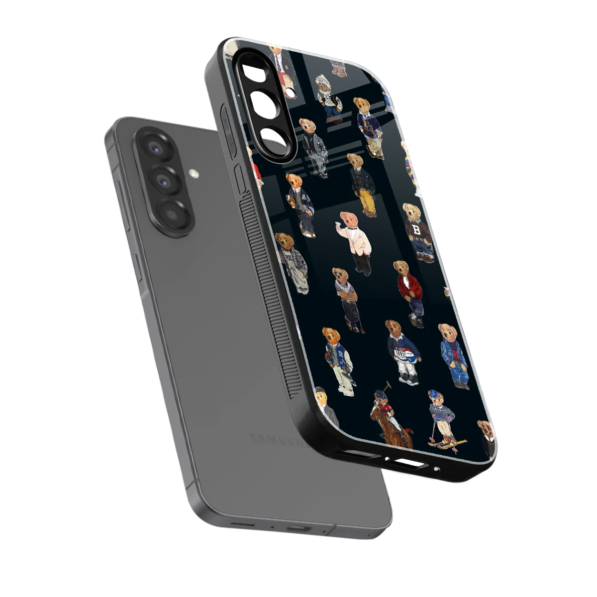 Polo Luxe sleek samsung galaxy a36 5g cover with tempered glass back and TPU edges