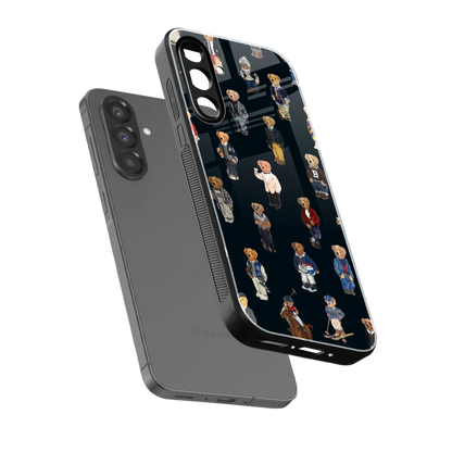 Polo Luxe sleek samsung galaxy a56 5g cover with tempered glass back and TPU edges