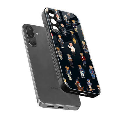 Polo Luxe sleek samsung galaxy m36 5g cover with tempered glass back and TPU edges