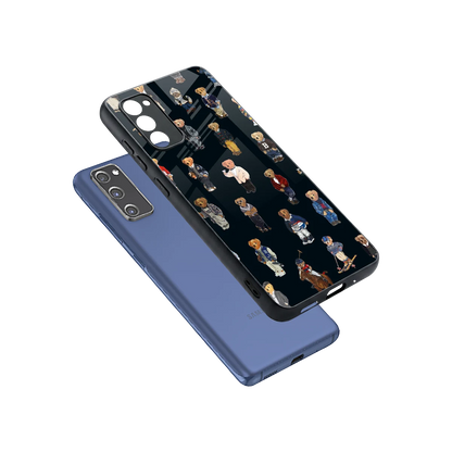 Polo Luxe sleek samsung galaxy s20 fe cover with tempered glass back and TPU edges
