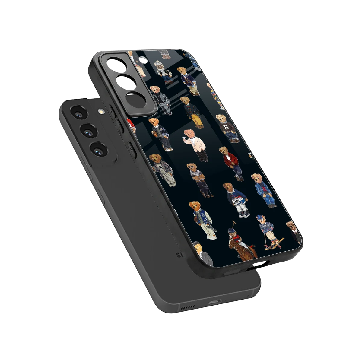 Polo Luxe sleek samsung galaxy s22 cover with tempered glass back and TPU edges