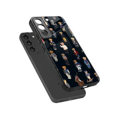 Polo Luxe sleek samsung galaxy s22 cover with tempered glass back and TPU edges