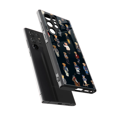 Polo Luxe sleek samsung galaxy s23 ultra cover with tempered glass back and TPU edges