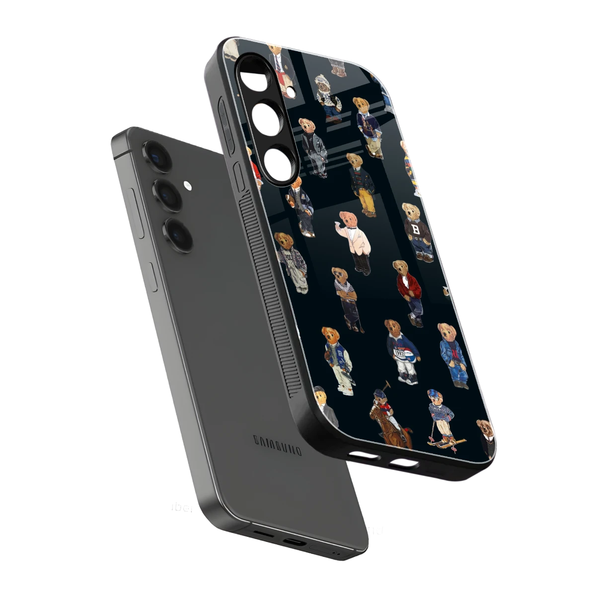 Polo Luxe sleek samsung galaxy s24 cover with tempered glass back and TPU edges