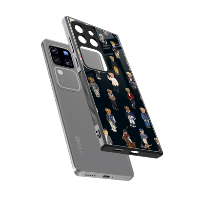 Polo Luxe sleekvivo v30 pro cover with tempered glass back and TPU edges