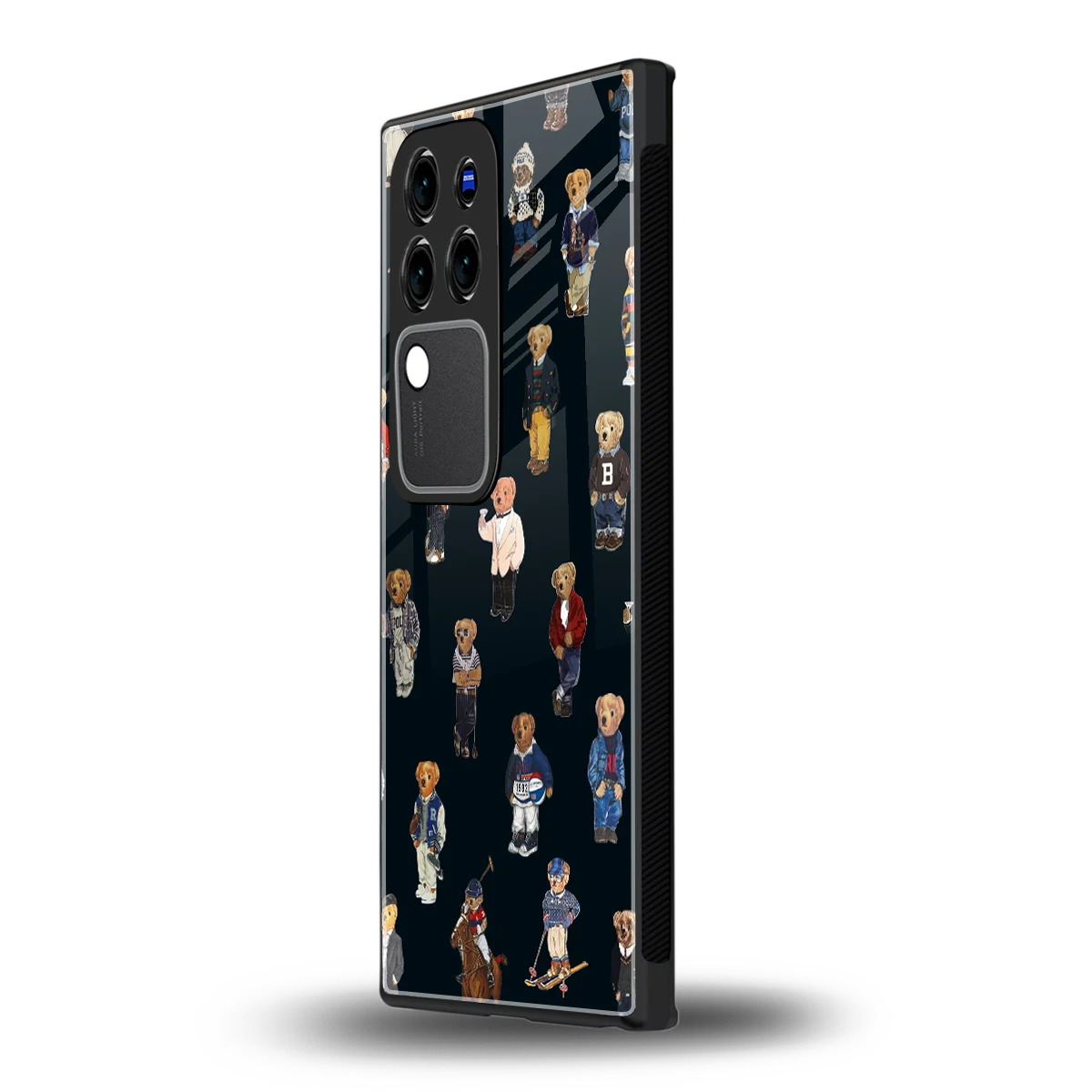 Polo Luxevivo v30 pro mobile cover | shockproof glass phone case
