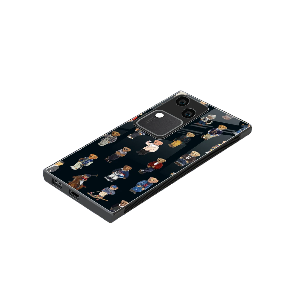 Polo Luxe stylish phone case for vivo v30 | glossy glass and slim fit