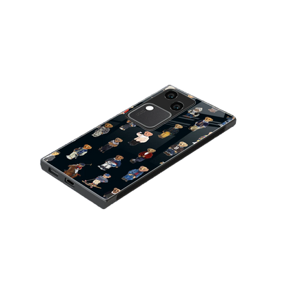 Polo Luxe stylish phone case for vivo v30 | glossy glass and slim fit