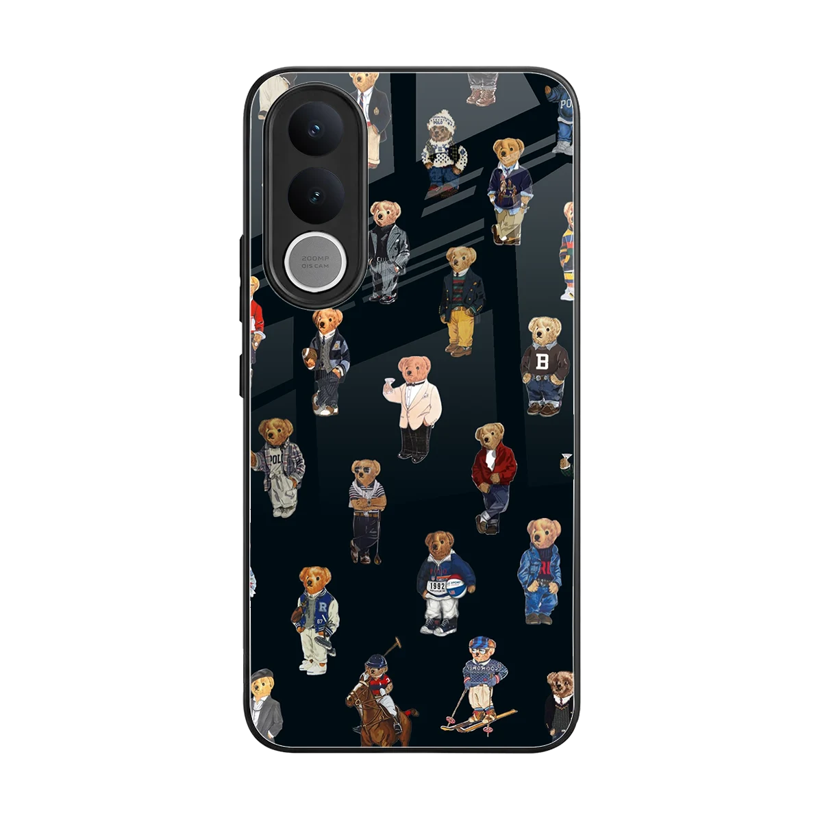 Polo Luxe back phone cover | glass case for vivo v70 fe