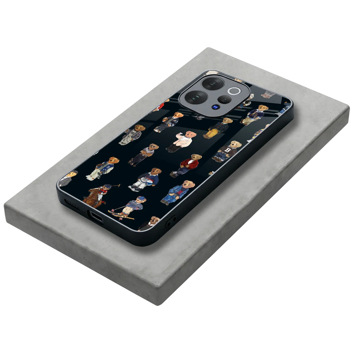 Polo Luxe stylish phone case for vivo v70 elite | glossy glass and slim fit