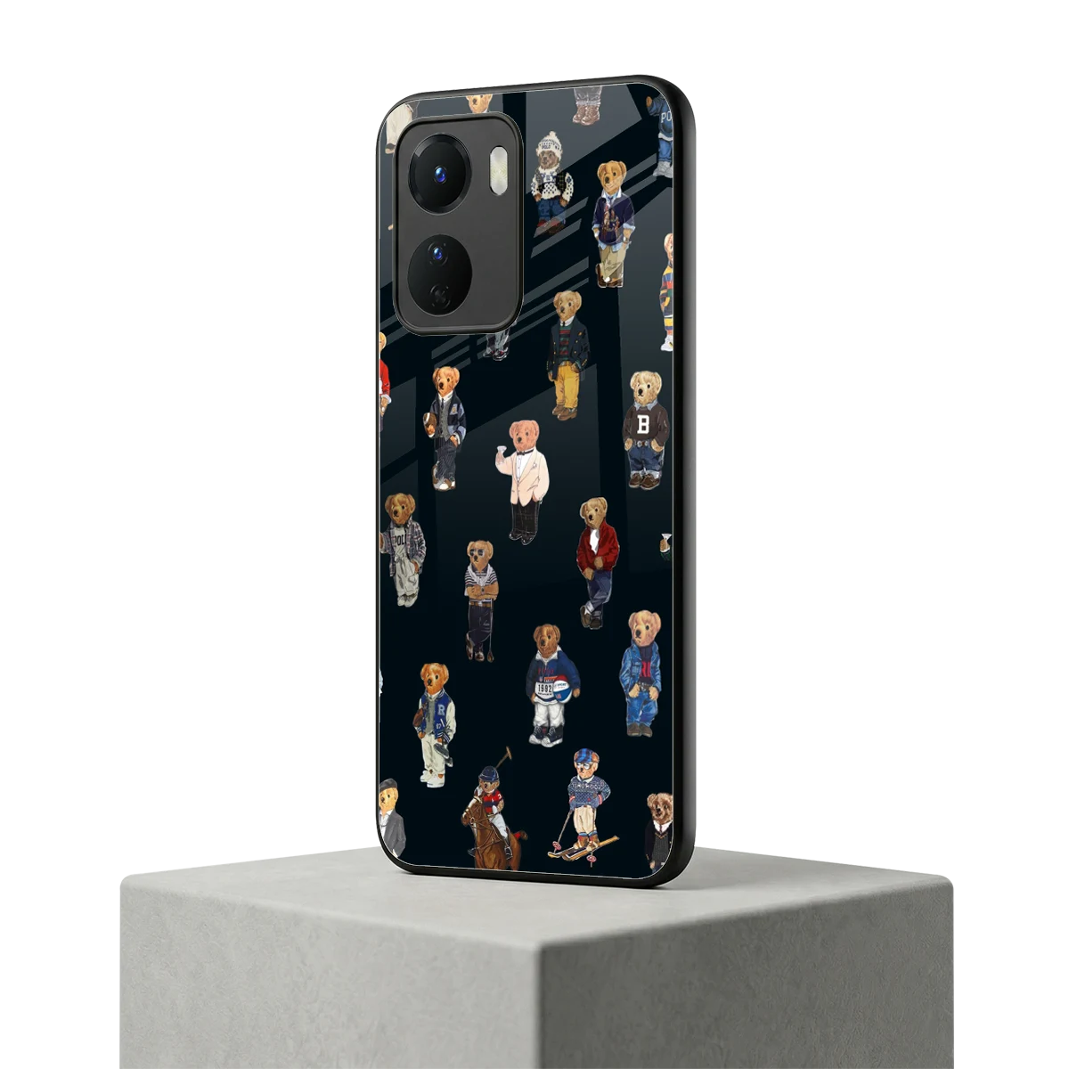 Polo Luxe vivo y16 mobile cover | shockproof glass phone case