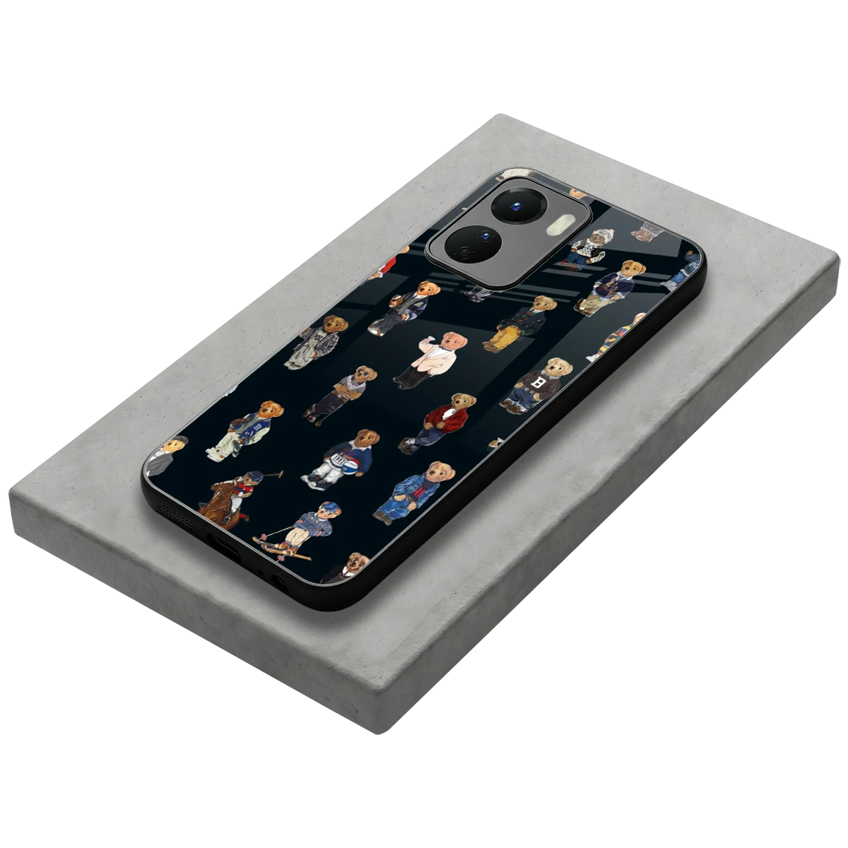Polo Luxe stylish phone case for vivo y16 | glossy glass and slim fit