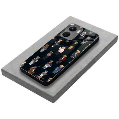 Polo Luxe stylish phone case for vivo y16 | glossy glass and slim fit