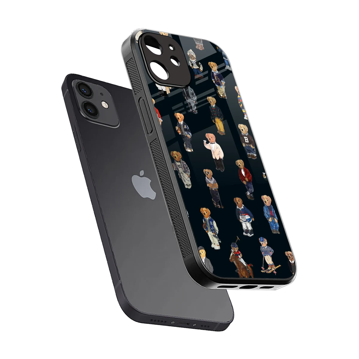 Polo Luxe sleek iphone 12 cover with tempered glass back and TPU edges