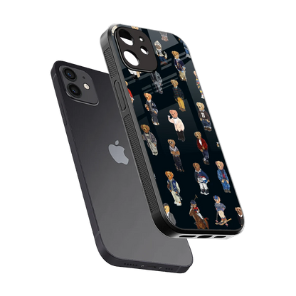 Polo Luxe sleek iphone 12 cover with tempered glass back and TPU edges