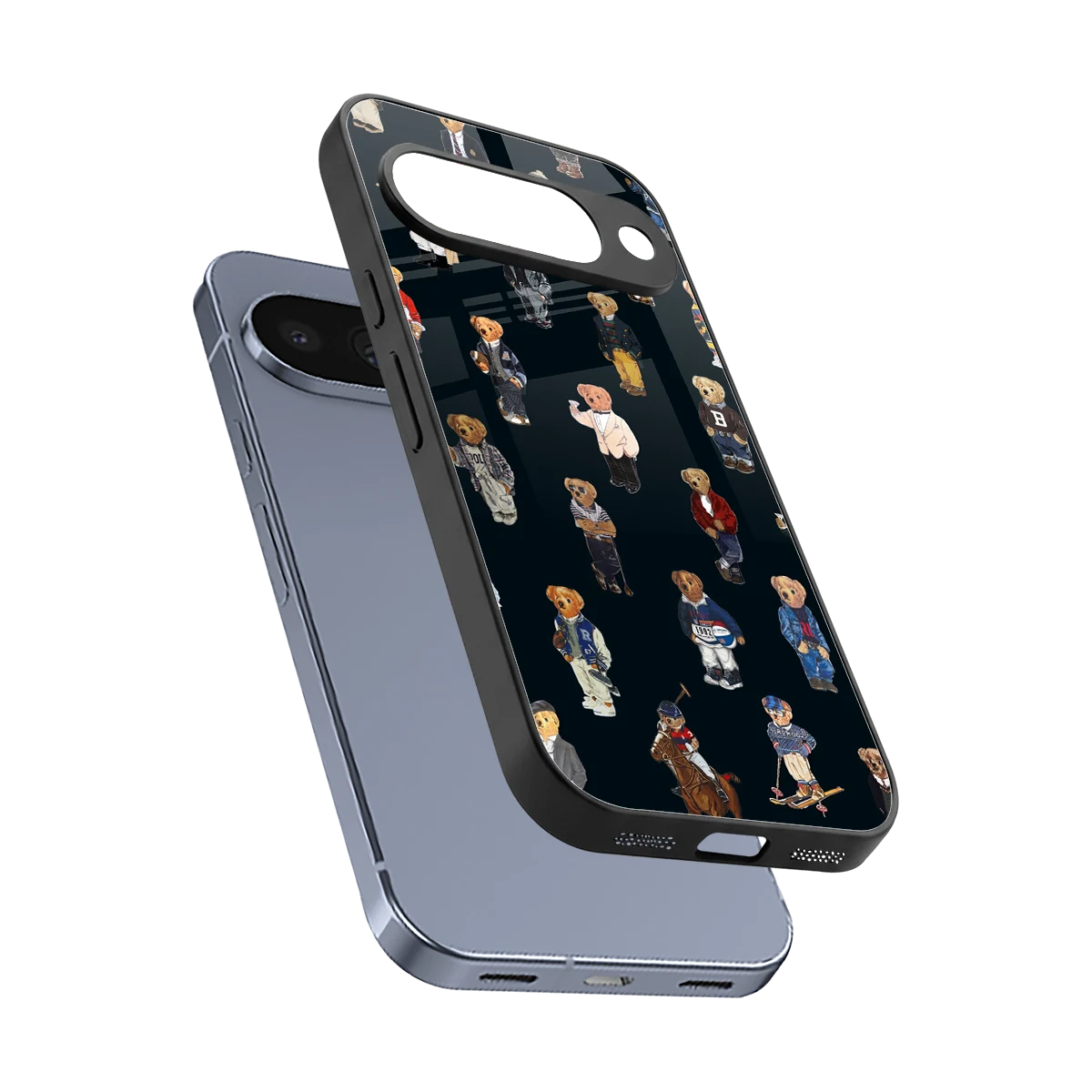 Polo Luxe sleek google pixel 10 cover with tempered glass back and TPU edges