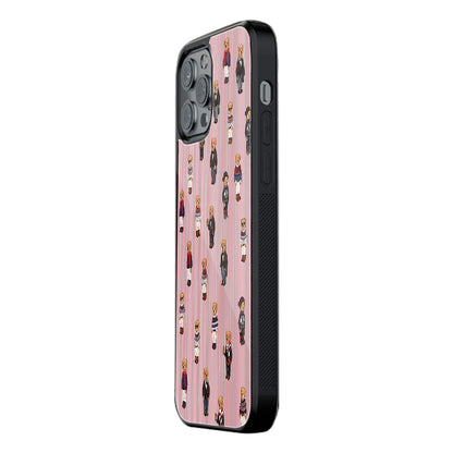 Trendy Glass Back Mobile Case for iPhone, Samsung, Redmi, OnePlus, Google Pixel, Motorola