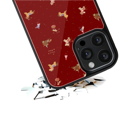 Durable Glass Back Mobile Case for iPhone, Samsung, OnePlus, Google Pixel, Redmi, Vivo, Oppo