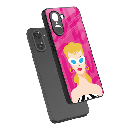 Pookie sleek oneplus nord ce5 5g cover with tempered glass back and TPU edges