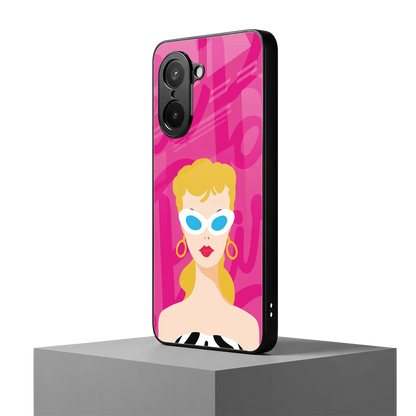Pookie oneplus nord ce5 5g mobile cover | shockproof glass phone case