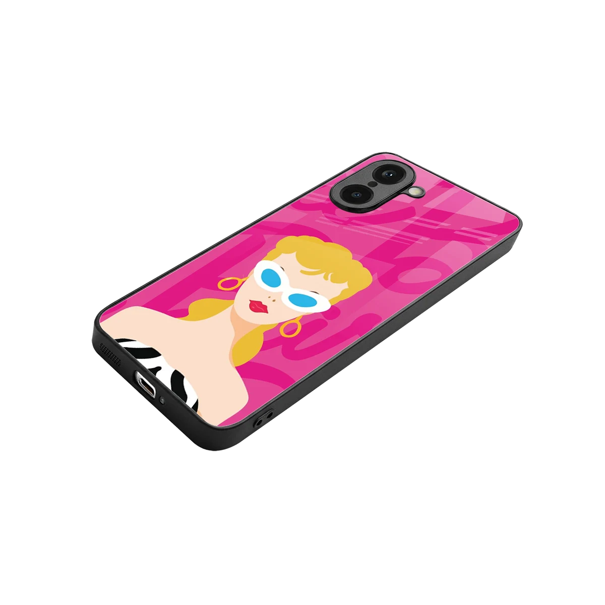 Pookie stylish phone case for oneplus nord ce5 5g | glossy glass and slim fit