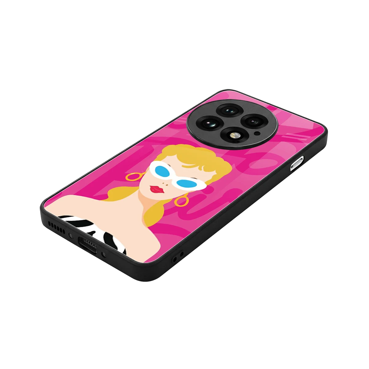 Pookie stylish phone case for oneplus 13 | glossy glass and slim fit
