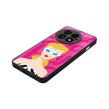 Pookie stylish phone case for oneplus 13 | glossy glass and slim fit