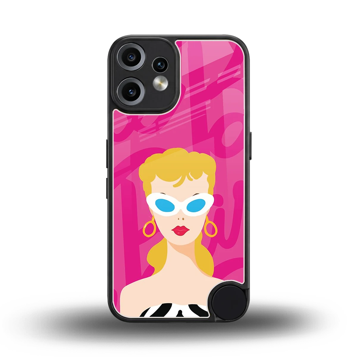 Pookie back phone cover | glass case for cmf nothing phone 2 pro