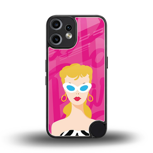 Pookie back phone cover | glass case for cmf nothing phone 2 pro