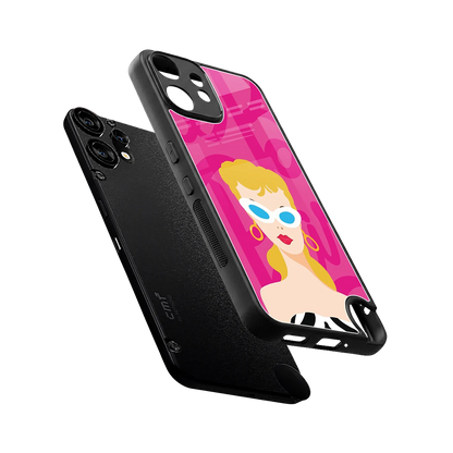 Pookie sleek cmf nothing phone 2 pro cover with tempered glass back and TPU edges