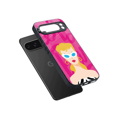 Pookie sleek google pixel 10 pro xl cover with tempered glass back and TPU edges
