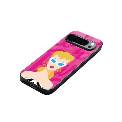 Pookie stylish phone case for google pixel 10 pro xl | glossy glass and slim fit
