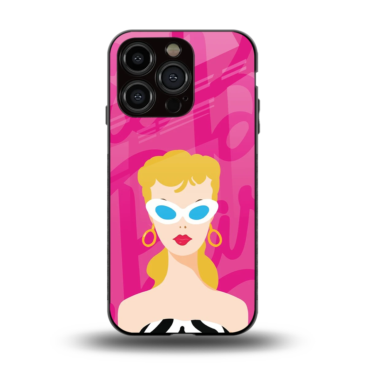 Pookie back phone cover | glass case for iphone 13 pro