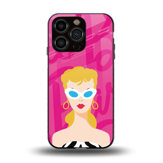 Pookie back phone cover | glass case for iphone 13 pro