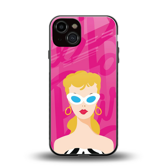 Pookie back phone cover | glass case for iphone 14