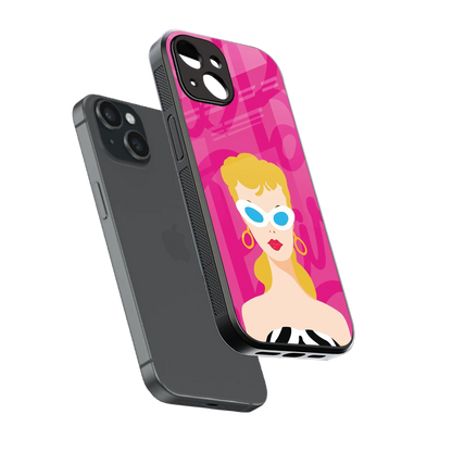 Pookie sleek iphone 13 cover with tempered glass back and TPU edges