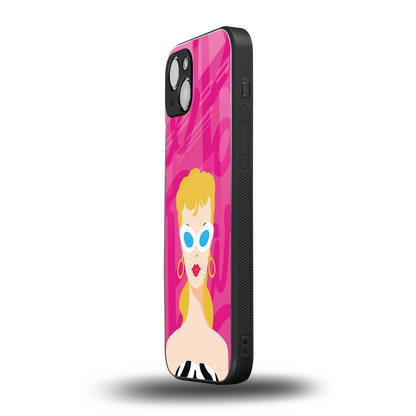 Pookie iphone 15 plus mobile cover | shockproof glass phone case