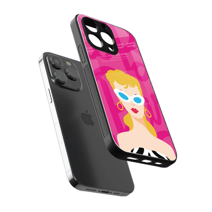 Pookie sleek iphone 15 pro max cover with tempered glass back and TPU edges