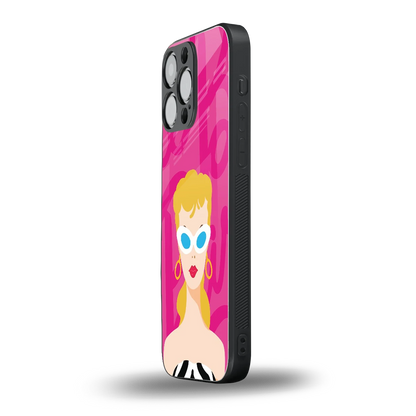 Pookie iphone 15 pro max mobile cover | shockproof glass phone case