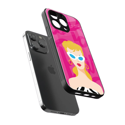 Pookie iphone xr mobile cover | shockproof glass phone case