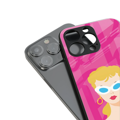 Pookie stylish phone case for iphone 14 pro max | glossy glass and slim fit