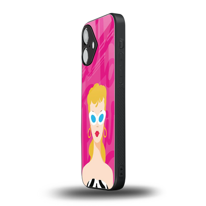 Pookie iPhone 16 mobile cover | shockproof glass phone case