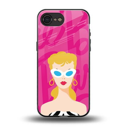 Pookie back phone cover | glass case for iphone 16e