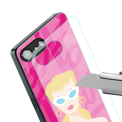 Pookie stylish phone case for iphone 16e | glossy glass and slim fit