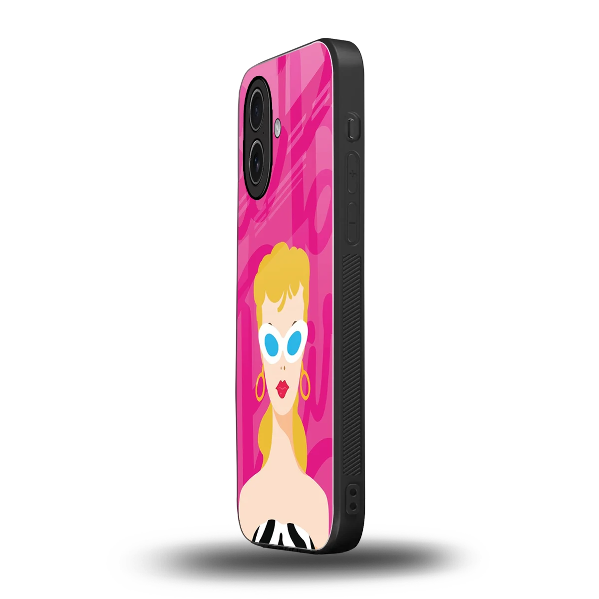 Pookie iphone 17 mobile cover | shockproof glass phone case