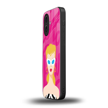Pookie iphone 17 mobile cover | shockproof glass phone case